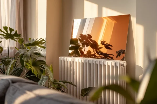 Avec un panneau réfléchissant à 15 euros, vous réduisez la perte de chaleur derrière le radiateur