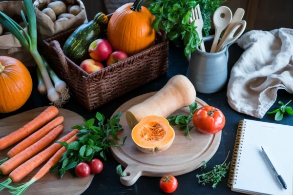 Panier d’octobre à 15 € : 7 produits de saison pour préparer 5 repas complets